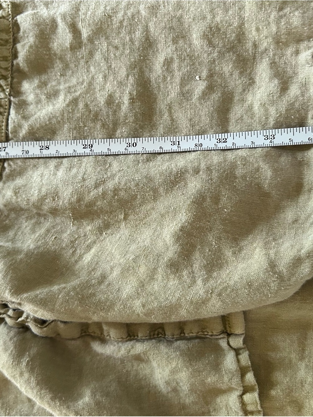 Sundance Olive Harper 100% Linen Shirt Dress Button Collared Short Sleeve XL - Picture 9 of 9